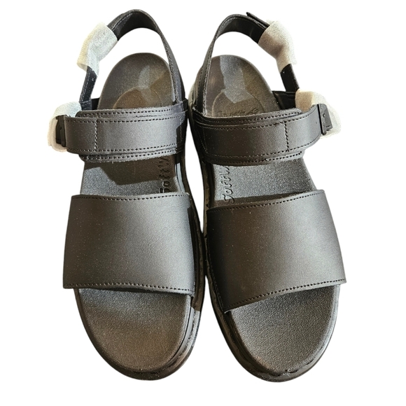 Dr Martens Voss Black Leather Sandals Womens NEW - Picture 4 of 7